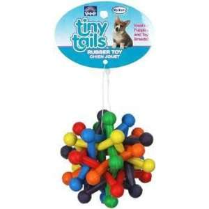  Tiny Tails Dog Toy Rubber Atom Ball 3