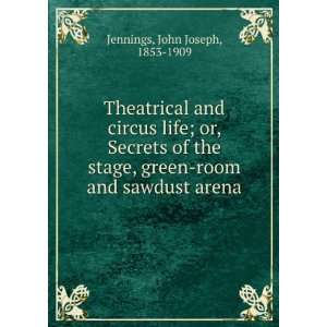   of the stage, green room and sawdust arena. John J. Jennings Books