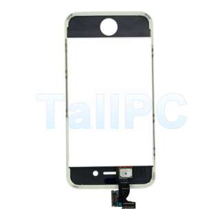 White LCD Screen + Glass Digitizer for iPhone 4 4G  