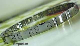 LADY MORGAN SV TUNGSTEN Carbide Therapy Magnetic Bracelet Neodymium 