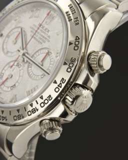 Rolex Daytona Cosmograph 116509 18k White Gold / Meteorite Dial Watch 