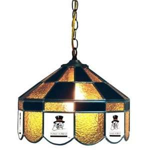   Wake Forest Demon Deacons 14 Executive Style Stained Glass Swag Lamp