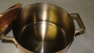 Paul Revere 1801 Copper Stainless Signature Series Pan Pot Brass 