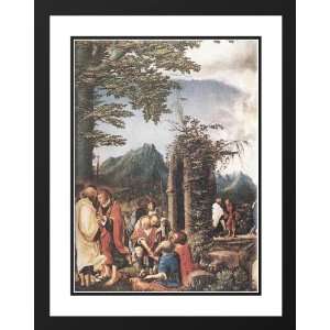 Alsloot, Denys van 28x36 Framed and Double Matted Communion Of The 