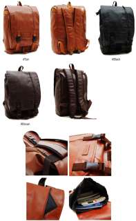 new free style square leather backpack