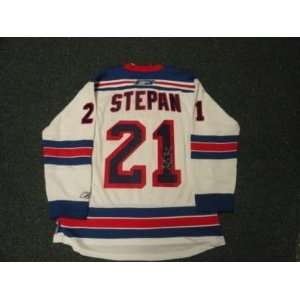  Signed Derek Stepan Jersey   Reebok   Autographed NHL 