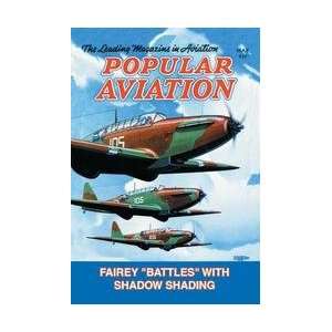 Fairey Battles with Shadow Shading 20x30 poster 