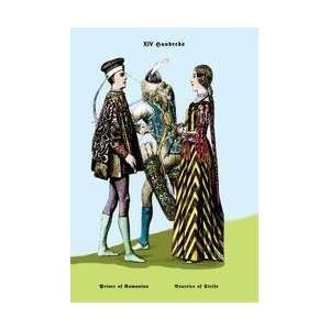  Prince of Romania and Beatrice of Steife 24x36 Giclee 