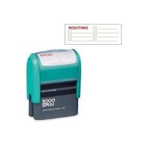  Stamp,Jumbo,Routing,Print Area 15/16x2 3/8,Black   Print 