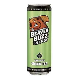  Canadian Beaver Buzz GREEN TEA Energy Drink   24 pack case 