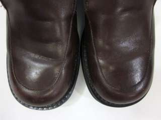 ROBERT CLERGERIE Brown Leather Izom Loafers In Box 5  