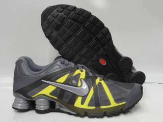 Nike Shox Roadster + Dark Grey Yellow Black Sneakers Mens Size 7.5 