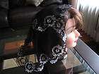 black lace Church mantilla Catholic scarf Chapel veil