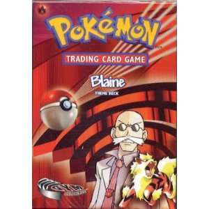   Trading Card Game Gym Challenge Theme Deck Blaine Toys & Games