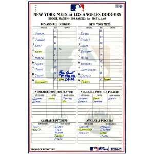  Blake DeWitt Signed/Ins. 1st MLB HR 5/5/08 Mets at 