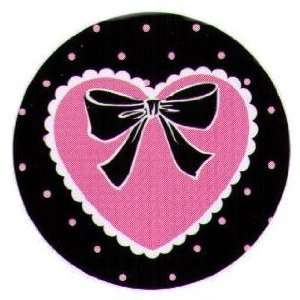  Bored Inc. Heart and Black Bow Button BB4009 Toys & Games