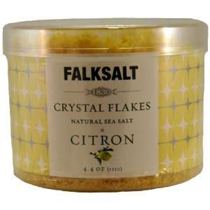 Falksalt Crystal Flakes, Citron, 4.4 Ounce  Grocery 