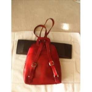  Red Leather Purse 