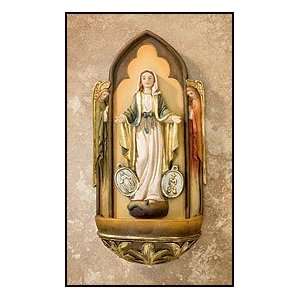   Font, Resin, Saint St. Mary Miraculous, Our Lady of Grace, Digiovanni