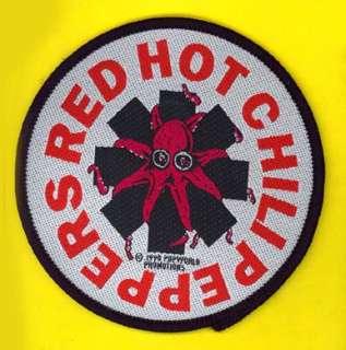 RHCP Red Hot Chili Peppers uk 1990 sew on cloth patch  