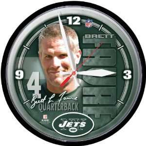 Wincraft New York Jets Brett Favre Round Clock   BRETT FAVRE One Size 