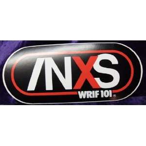  WRIF FM Detroit INXS Bumper Sticker 