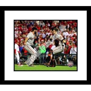  Brian Wilson and Buster Posey San Francisco Giants Framed 