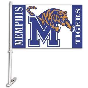    97044   Memphis Tigers Car Flag W/Wall Brackett