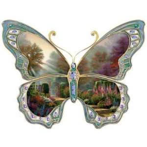  Thomas Kinkade *Garden of Grace Butterfly* Collector Plate 