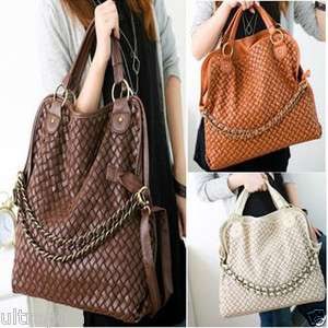Korean style Lady Hobo PU leather handbag shoulder bag  