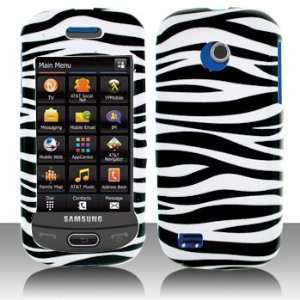  Samsung Eternity II A597 Black/White Zebra Hard Case Snap 