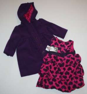  Jillians Closet Baby/Infant Girls Jacket/Dress/Diaper 