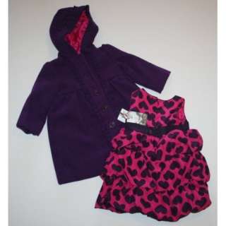 Jillians Closet Baby/Infant Girls Jacket/Dress/Diaper 