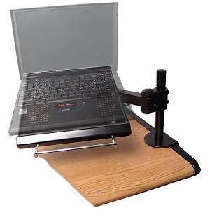  Notebook Adjustable Arm Desk Mount (Black) Electronics