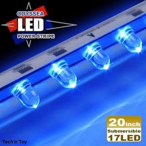  Odyssea 20 LED Submersible Power Stripe Light   Blue 