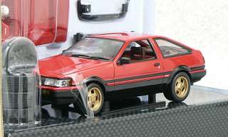   DISM 74237 Toyota Corolla Levin AE86 Red/Black 1/24 scale  
