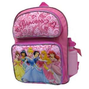  Disney Princesses Girls Pink Toddler School Backpack with 
