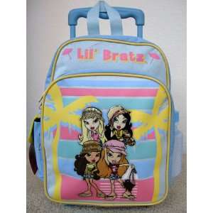    Lil Bratz Kids size Rolling backpack Scholl bag Toys & Games