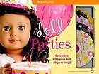 american girl doll parties book  