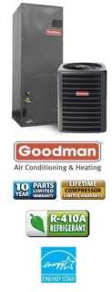 Ton 15 Seer Goodman Heat Pump System   SSZ140361   AVPTC31371  