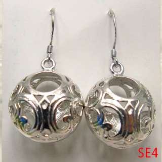   New 925 sterling sliver earrings dangle Artisan hook stud jewelry se