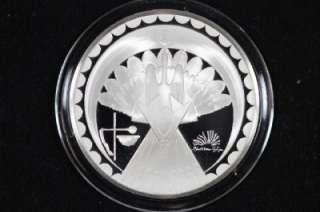 1975 Medallic History Native American Indian Sterling Silver 1oz Proof 
