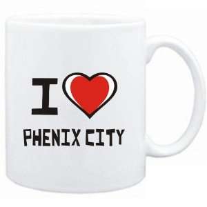  Mug White I love Phenix City  Usa Cities Sports 