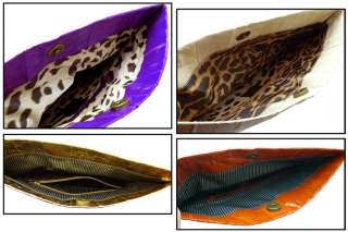 Genuine Eel skin Leather CLUTCH Handbag Wallet Purse 12 Colors  