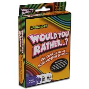  Would You Rather? Classic Card Game By Zobmondo Toys 