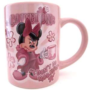 You are buying one brand new Disney Minnie Mouse Caution I Dont Do 