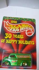 1998 Hot Wheels 30 years of Happy Holidays Mattel Employee only Dairy 