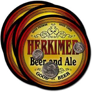  Herkimer, NY Beer & Ale Coasters   4pk 