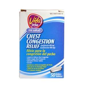  Vida Mia Chest Congestion Relief 50 Tablets Health 