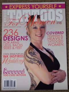 TATTOOS FOR WOMEN 236 Designs ISSUE #98 BRANDY HAYS New  